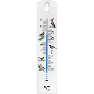Termometr uniwersalny z grafiką - ptaki (-30°C do +50°C) 20cm