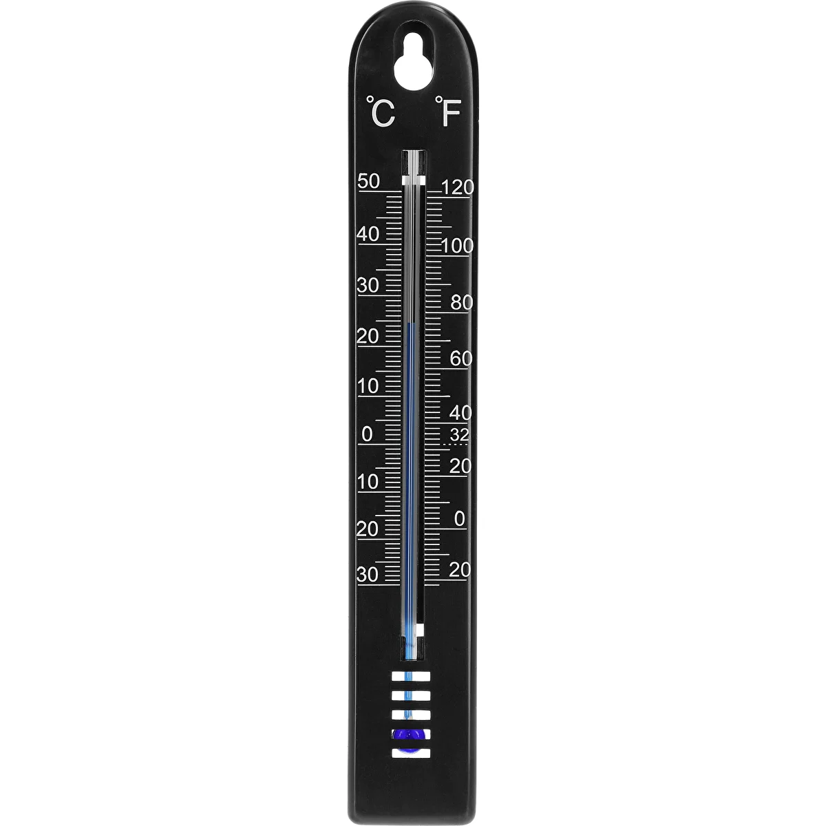 Termometr uniwersalny (-30 do +50°C), 17 cm, czarny