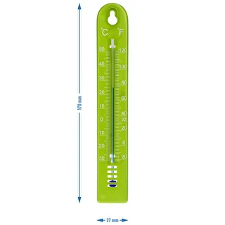 Termometr uniwersalny (-30 do +50°C), 17 cm, zielony – zdjęcie 4