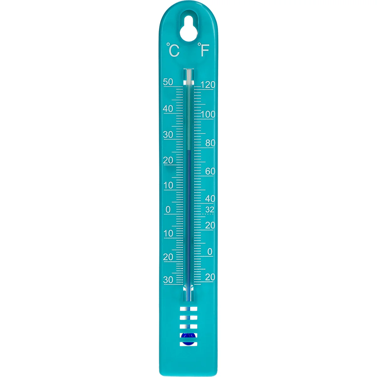 Termometr uniwersalny (-30 do +50°C), 17 cm, niebieski