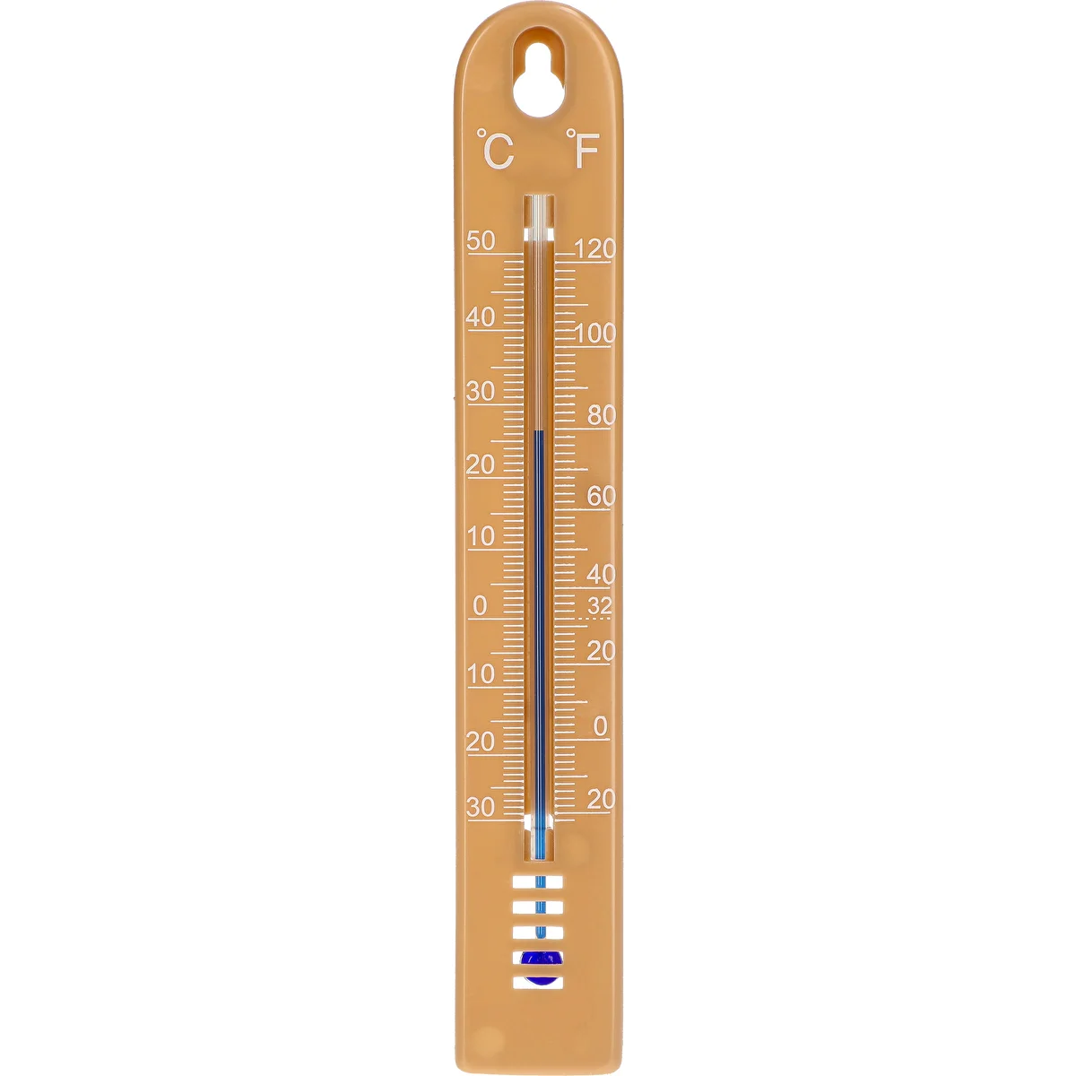 Termometr uniwersalny (-30 do +50°C), 17 cm, jasnobrązowy