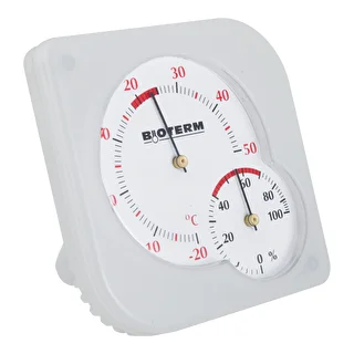 Termometr wewnętrzny bimetaliczny z higrometrem (-20 do +50°C) mix – zdjęcie 2