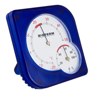 Termometr wewnętrzny bimetaliczny z higrometrem (-20 do +50°C) mix – zdjęcie 4