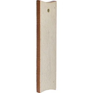 Termometr pokojowy drewniany (-20 do +50°C), ciemny brąz, 15cm – zdjęcie 3