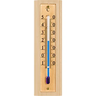 Termometr pokojowy ze złotą skalą (-10°C do +50°C) 12cm – zdjęcie 2