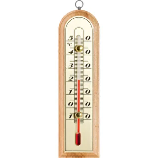Termometr pokojowy ze złotą skalą (-10°C do +50°C) 16cm