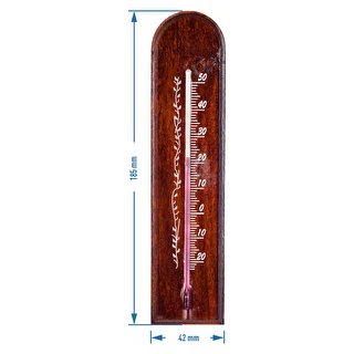 Termometr pokojowy ze wzorkiem (-20°C do +50°C) 18cm mix – zdjęcie 3