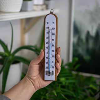 Termometr pokojowy z białą skalą (-30°C do +50°C) 20cm – zdjęcie 3