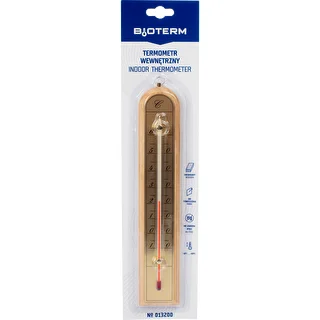 Termometr pokojowy ze złotą skalą (-10°C do +60°C) 25cm mix – zdjęcie 4