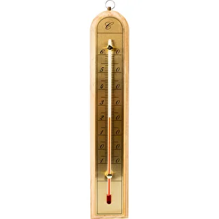 Termometr pokojowy ze złotą skalą (-10°C do +60°C) 25cm mix