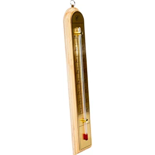 Termometr pokojowy ze złotą skalą (-10°C do +60°C) 25cm mix – zdjęcie 3