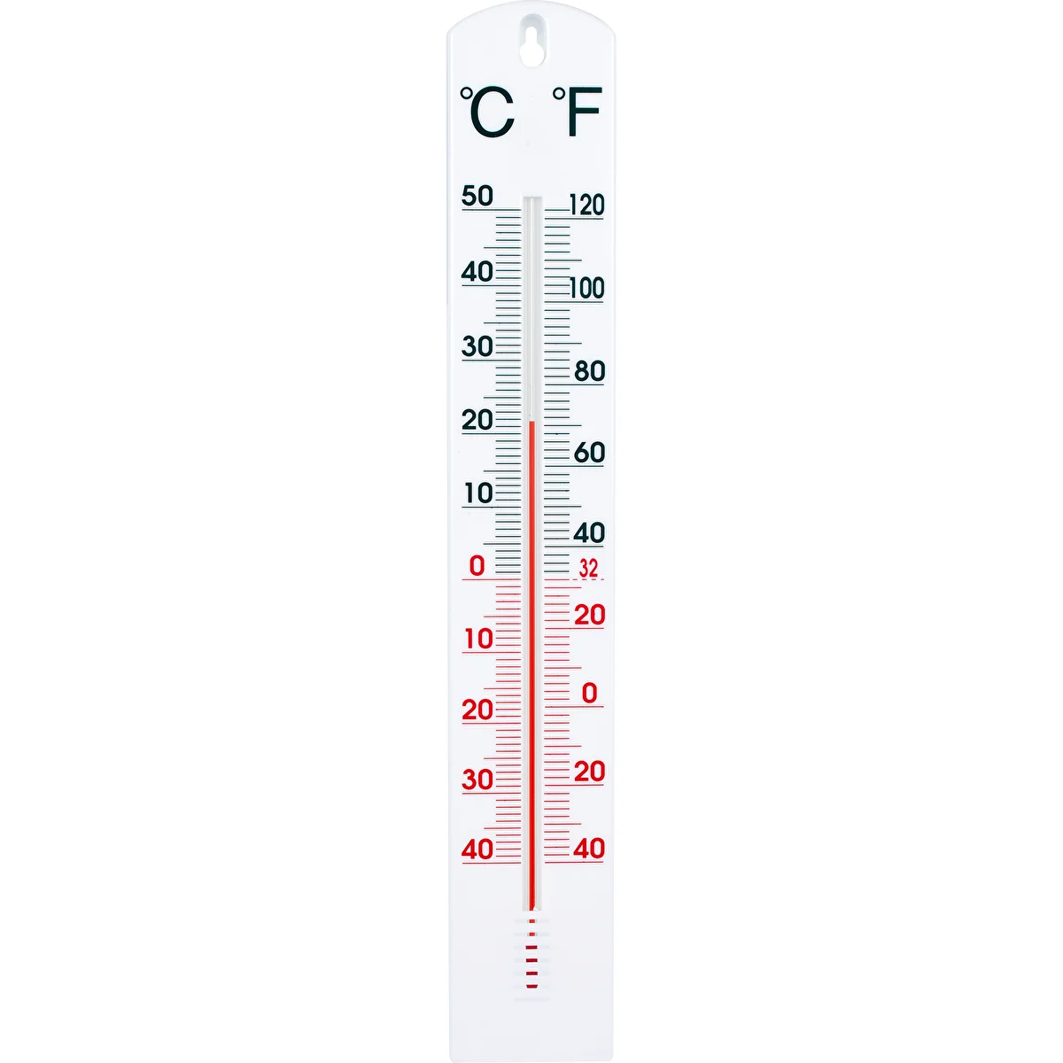 Termometr uniwersalny biały (-40°C do +50°C) 40cm