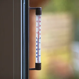 Termometr zewnętrzny brązowy (-50°C do +50°C) 22cm – zdjęcie 6