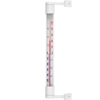 Termometr zewnętrzny biały (-50°C do +50°C) 22cm