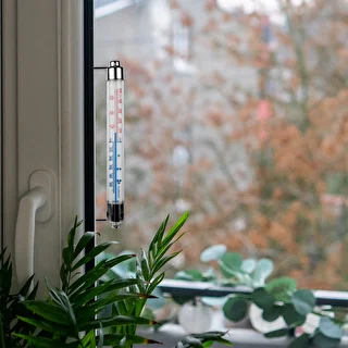 Termometr zewnętrzny z metalową oprawą (-50°C do +50°C) 20cm – zdjęcie 6