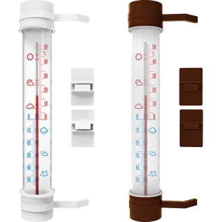Termometr zewnętrzny  (-50°C do +50°C) 23cm mix, polska produkcja