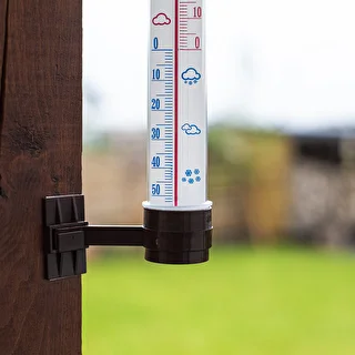 Termometr zewnętrzny brązowy (-50°C do +50°C) 27cm – zdjęcie 3