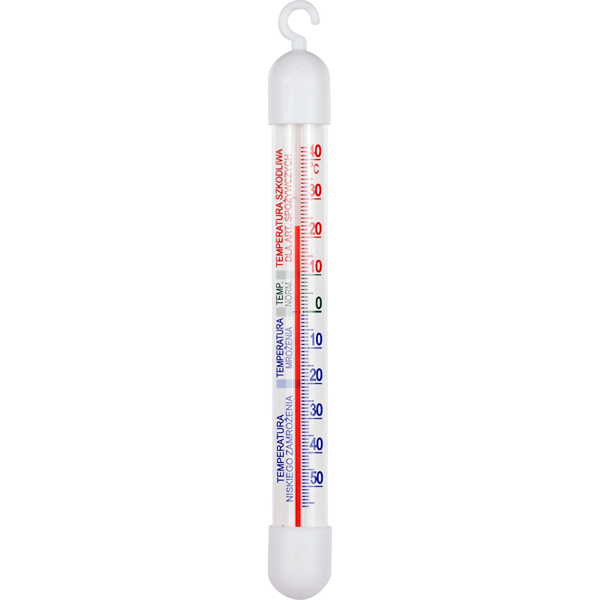 Termometr do lodówek i zamrażarek (-50°C do +40°C) 17cm