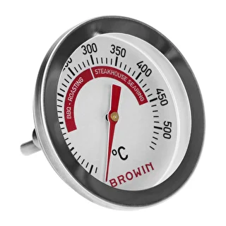 Termometr do grilla i BBQ, od 50 do +500°C, bimetaliczny, 5,3cm
