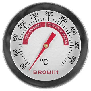 Termometr do grilla i BBQ, od 50 do +500°C, bimetaliczny, 5,3cm – zdjęcie 2