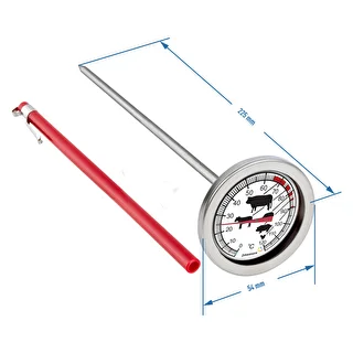 Termometr kuchenny z grafiką (0°C do +120°C) 21,0cm – zdjęcie 2