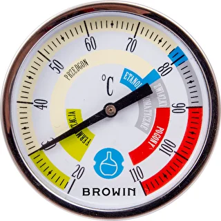 Termometr do destylacji (+20°C do +110°C) 5,5cm – zdjęcie 2