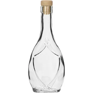 Butelka ozdobna ICONA 250 ml, z korkiem-grzybkiem, 1 szt.