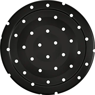 Zakrętka fi 43 mm kropki mix - 10 szt. – zdjęcie 3