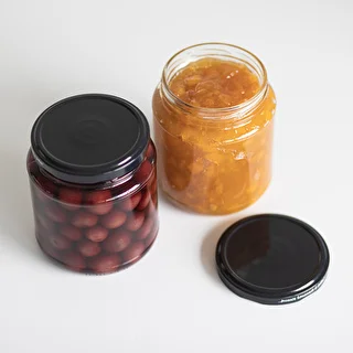 Słoik twist-off, grubasek 580ml z czarną zakrętką fi 82/6, 6 szt. – zdjęcie 7