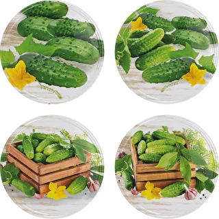 Zakrętka fi100 ogórki mix - 10szt. – zdjęcie 1