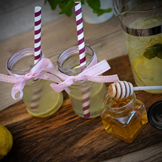 Słoik twist off 120ml - Cztery kąty fi 53 z czarną zakrętką, 6szt – zdjęcie 8