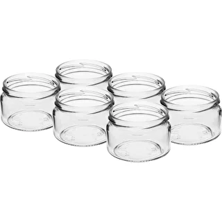 Słoik niski 200ml - z czarną zakrętką fi 82/6, 6szt. – zdjęcie 4