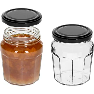Słoik Konfitura 230ml z zak. czarną fi63/4 - 6szt – zdjęcie 5