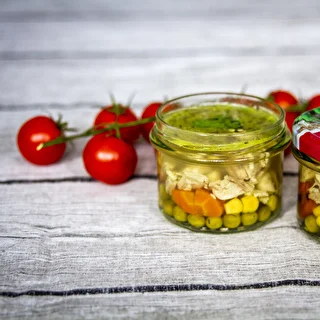 Słoik TO 235 ml z kolorową zakrętką fi82 - 6szt. – zdjęcie 17