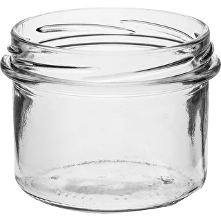 Słoik prosty 235 ml (fi82) z zakrętką czarną 6 szt. – zdjęcie 4