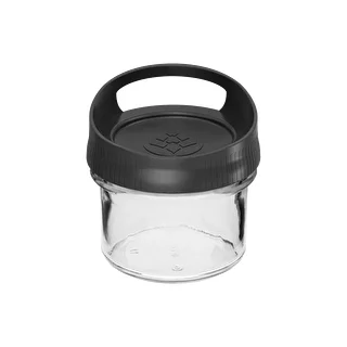 Pojemnik szklany 235 ml, z zakrętką do zawieszania
