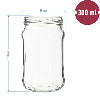 Słoik TO 300 ml fi 66 - zgrzewka 12 szt. – zdjęcie 7