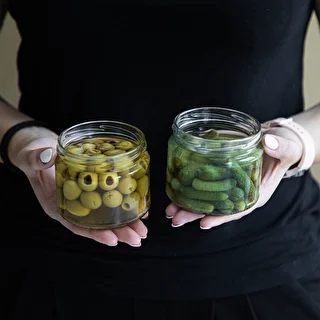 Słoik niski 330ml - z czarną zakrętką fi 82/6, 6szt. – zdjęcie 10