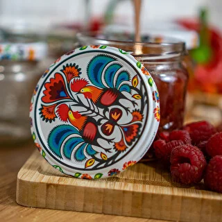 Słoik TO 370 ml z zakrętką kolorową fi82/6- 6 szt. – zdjęcie 12