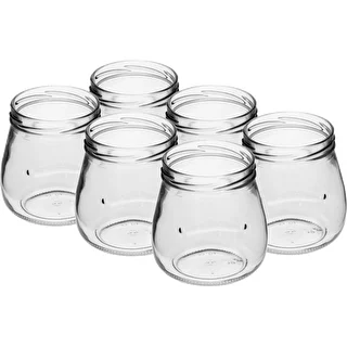Słoik twist-off 500ml "Odwrócona Amfora" z bordową zakrętką fi 82/6, 6 szt. – zdjęcie 4