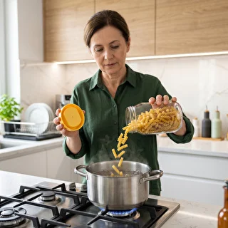 Słoik TO 1,7 L z żółtą zakrętką z tworzywa, z uchwytem, fi 100, 1 szt. – zdjęcie 6