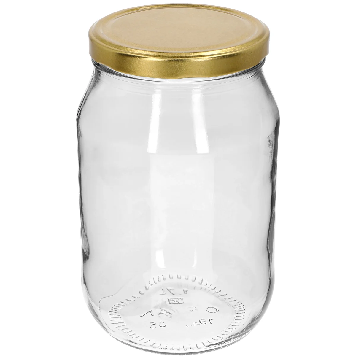 Słoik TO 1,7 L ze złotą zakrętką fi 100/6, 1 szt.