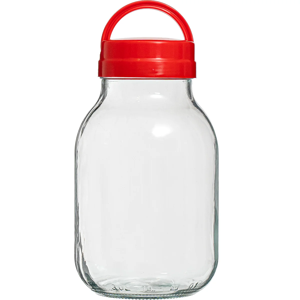 Słoik TO 3 L i zakrętka fi 100 z uchwytem