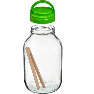 Słoik TO 4 L z plastikową zakrętką + szczypce fi 100 – zdjęcie 3