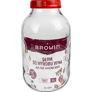 Słoik TO 5 L do wina - zestaw – zdjęcie 6