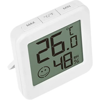 Termometr elektroniczny ze wskaźnikiem komfortu, biały – zdjęcie 4