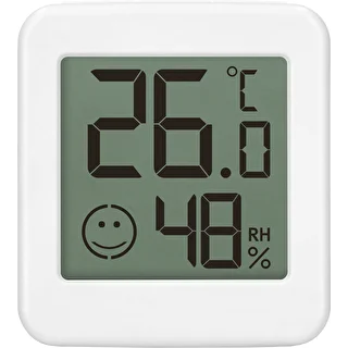 Termometr elektroniczny ze wskaźnikiem komfortu, biały – zdjęcie 2