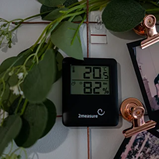 Stacja pogodowa – elektroniczna, bezprzewodowa, czarna – zdjęcie 9