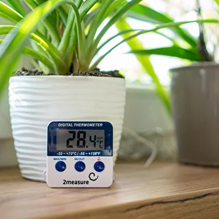 Stacja pogodowa – elektroniczna, sonda, biała – zdjęcie 5