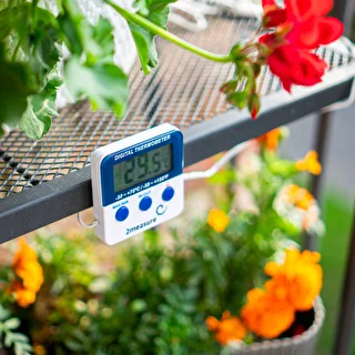 Stacja pogodowa – elektroniczna, sonda, biała – zdjęcie 7